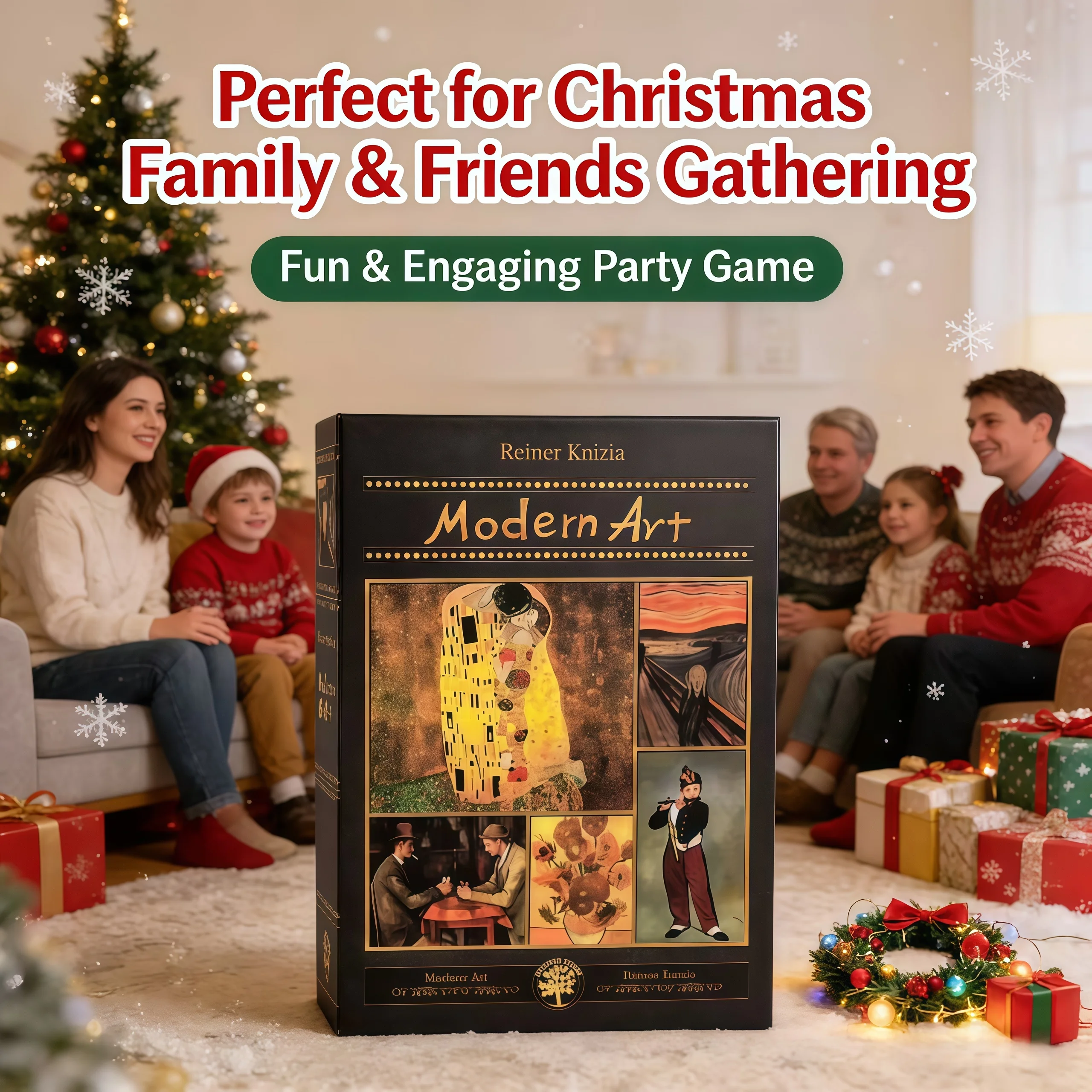 

Award Winning Auction Board Game | Modern Art Deluxe Edition | Fun Group Game Night for Adults & Friends | Engaging Collector