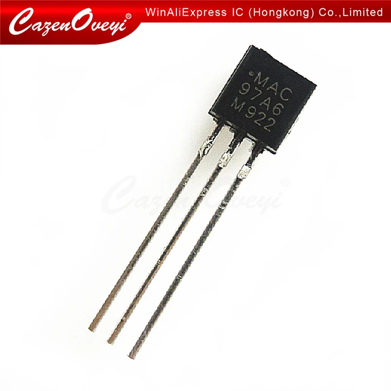 50pcs/lot MAC97A6 97A6 Triacs THY .6A 400V TRIAC new original In Stock