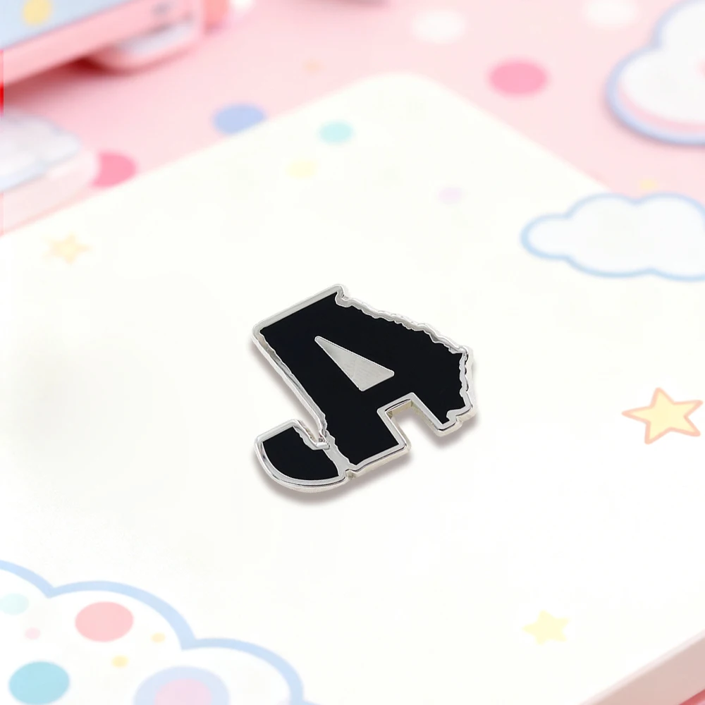 Amerikanischer Country-Musik-Sänger-Abzeichen, Georgia-Karte, JA-Logo, Emaille-Anstecknadel, Sänger-Accessoire, Brosche, Sammlerstück, Dekoration, Geschenk für Fans – Detail 5