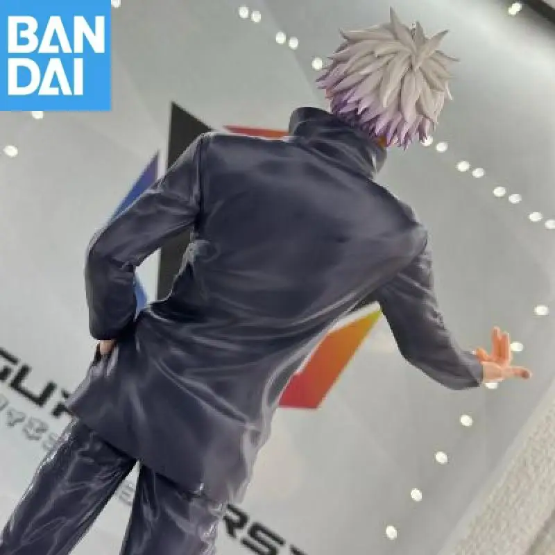Original Bandai Namco Banpresto Jujutsu Kaisen Grandista Gojo Satoru Pvc Anime figura modelo coleccionista adorno de escritorio juguete para regalo