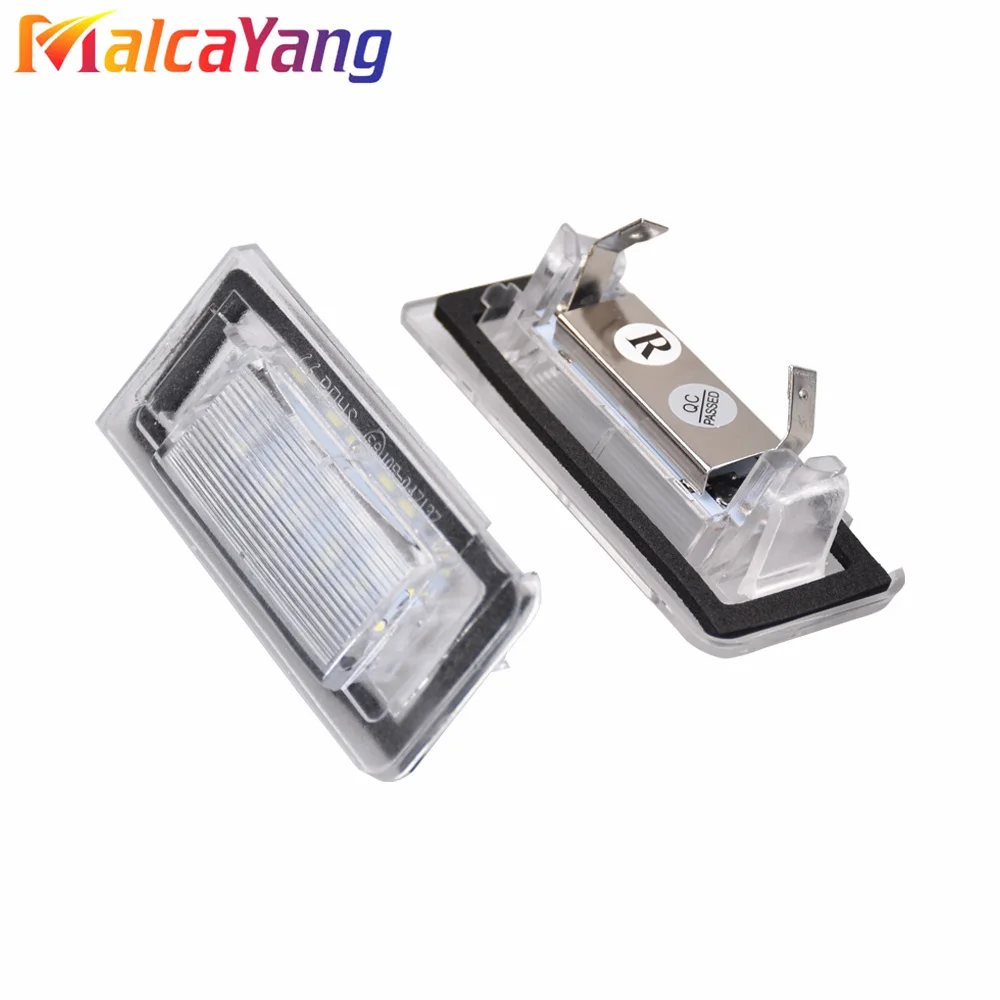 2 قطعة رقم الترخيص لوحة ضوء لأودي TT MK1 8N رودستر 8N9 كوبيه 8N3 1998-2006 Canbus 18 SMD LED