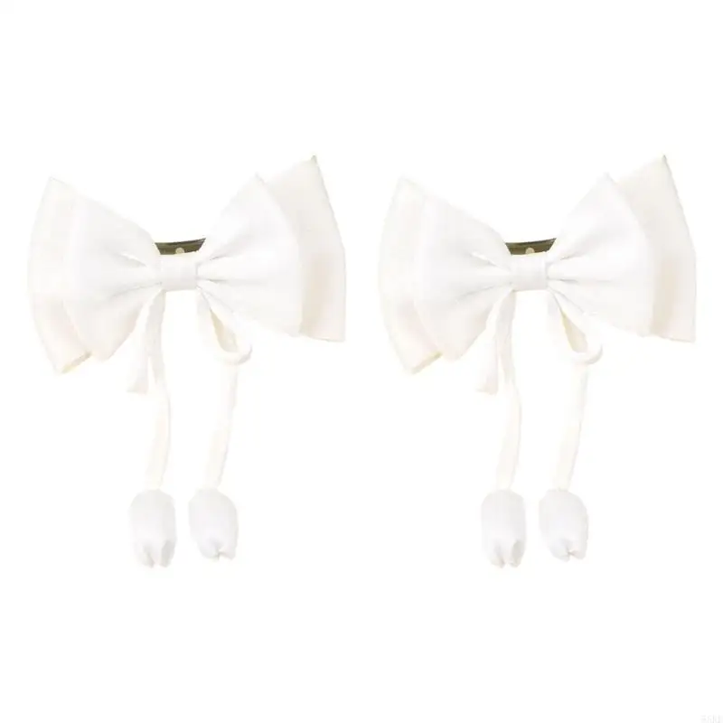 Curtain Tiebacks Decorative Curtain Holdbacks Retro Bows Curtain Buckles Clips Drapery Holdbacks