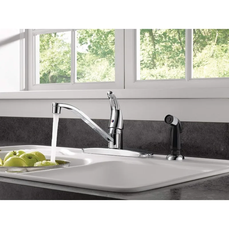 

P115LF Core Kitchen Faucet, расход воды 1,5 галлона в минуту, хром