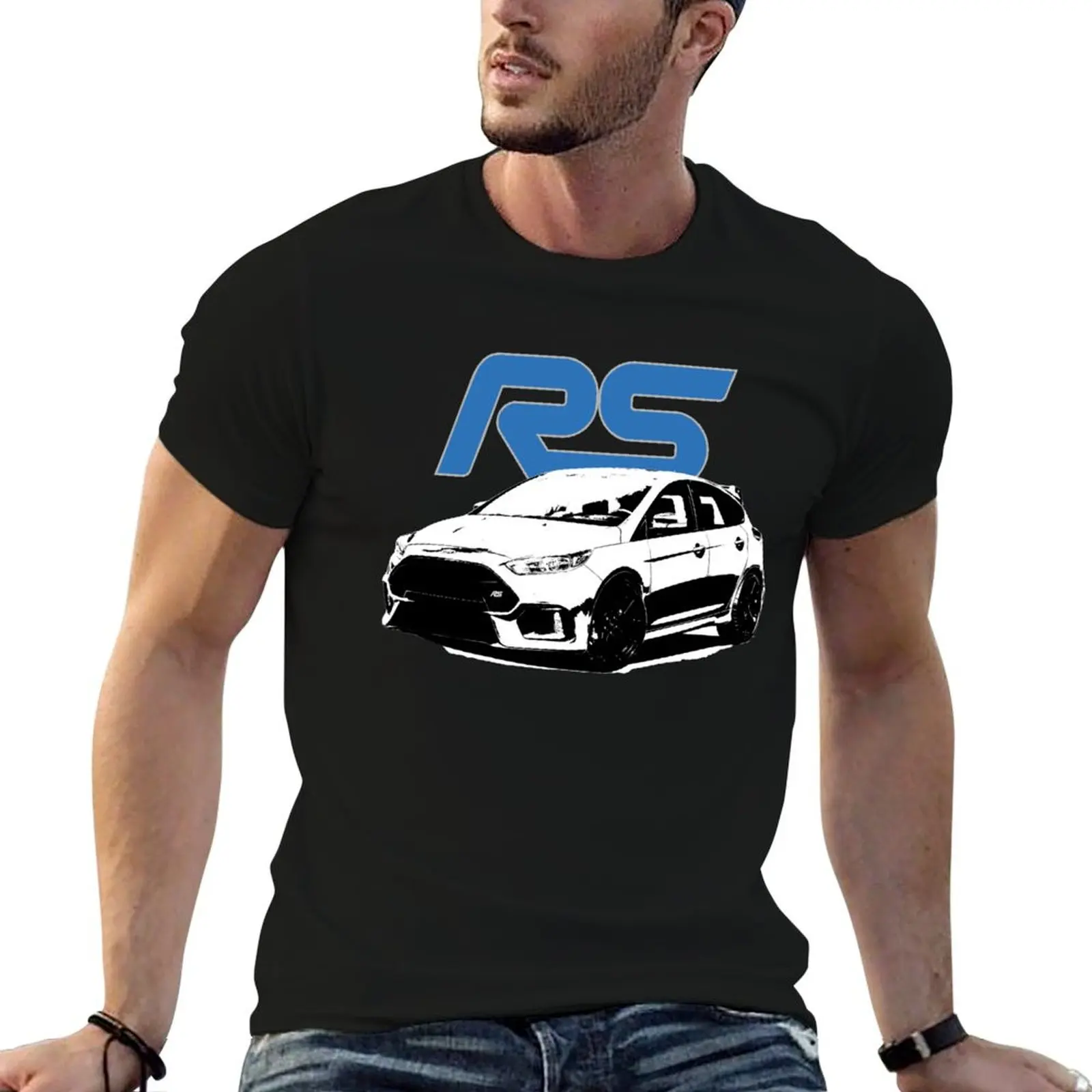 Focus RS - Wear your Passion - Blue Logo Variant T-Shirt vintage t shirts heavyweights cute tops t shirts for men pack