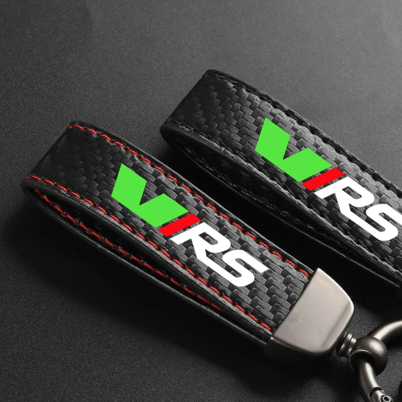 Car Keychain Keyring Horseshoe Buckle Jewelry for Skoda VRS Octavia Kamiq Kodiaq Karoq RS Superb Fabia Rapid Car Accessories