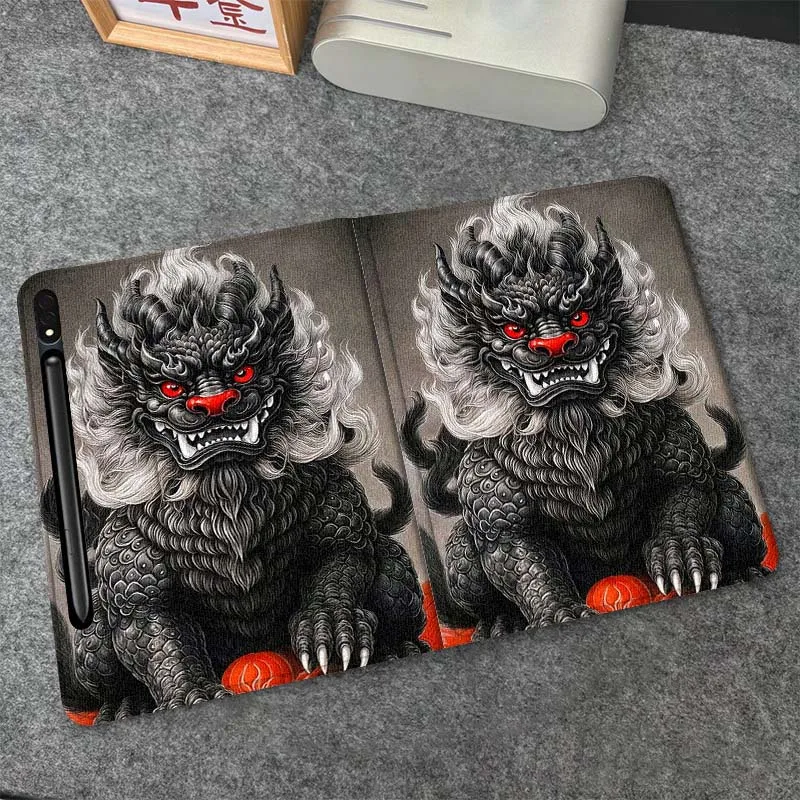 

Art Dragon Illustration For Samsung Galaxy Tab S6 S8 S9 S10 Lite FE 10.4 11 Inch 2022 2024 Tablet Case