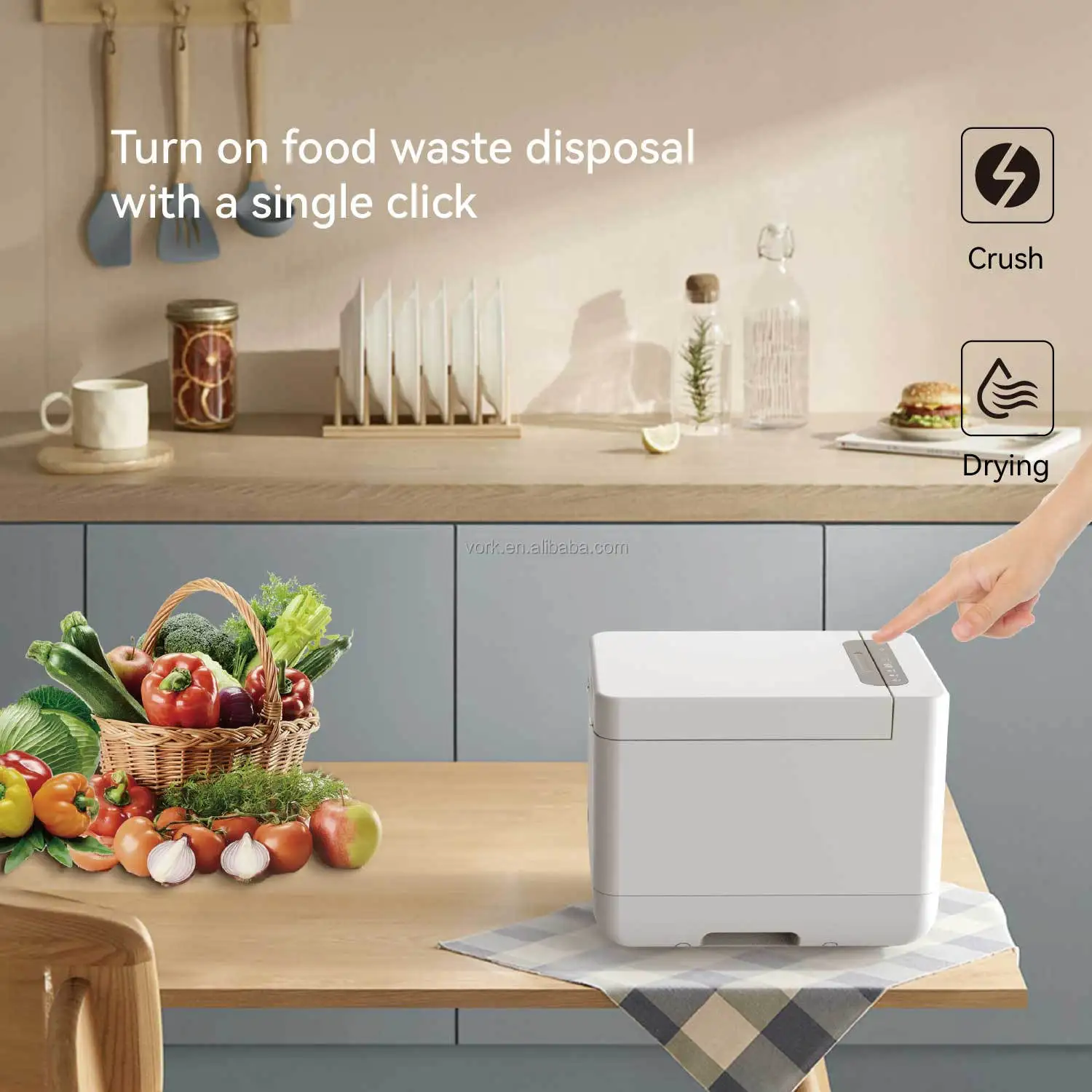 Smart composters turn food waste into organic fertilizer