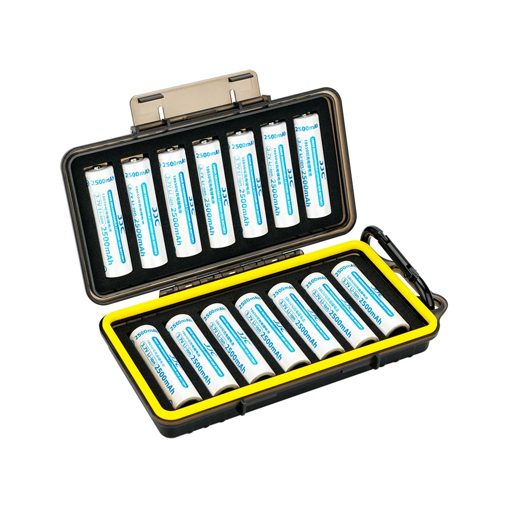 14 Slots 18650 Battery Storage Case Holder Waterproof Battery Case For 18650 Battery Box Organizer Batteries Durable Hard shell