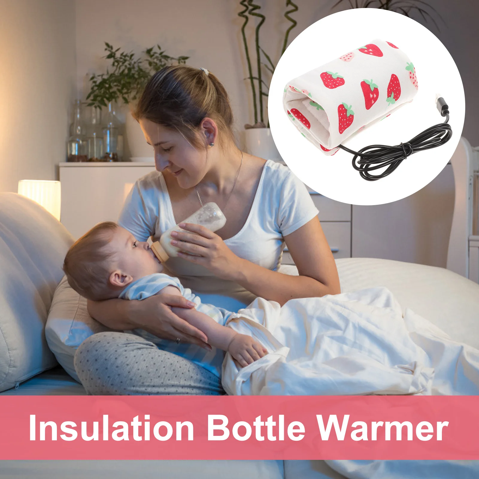 

Milk Bottle Warmer Bag Usb Portable Travel Bottle Heating Pad For Breastmilk Car Use Baby Food Warming Tool