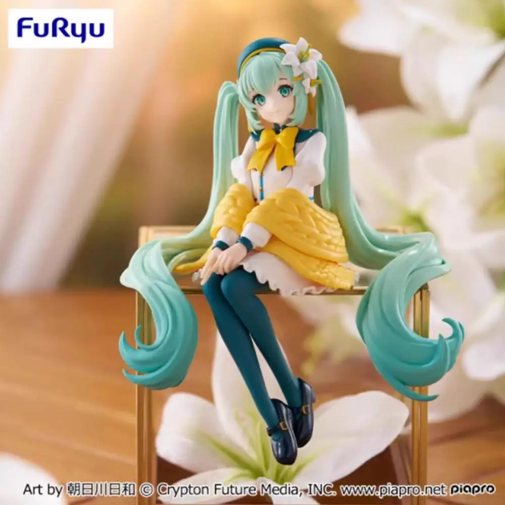 Furyu Original Noodle Stopper Flower Fairy Hatsune Miku Anime Action Figure Toys For Boys Girls Kids Children Birthday Gifts