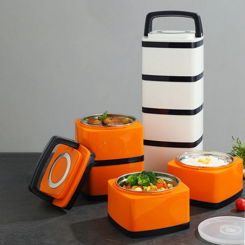 Vacuum Wrapped Lunch Box Stainless Steel 304 Double-Layer Lunch Box