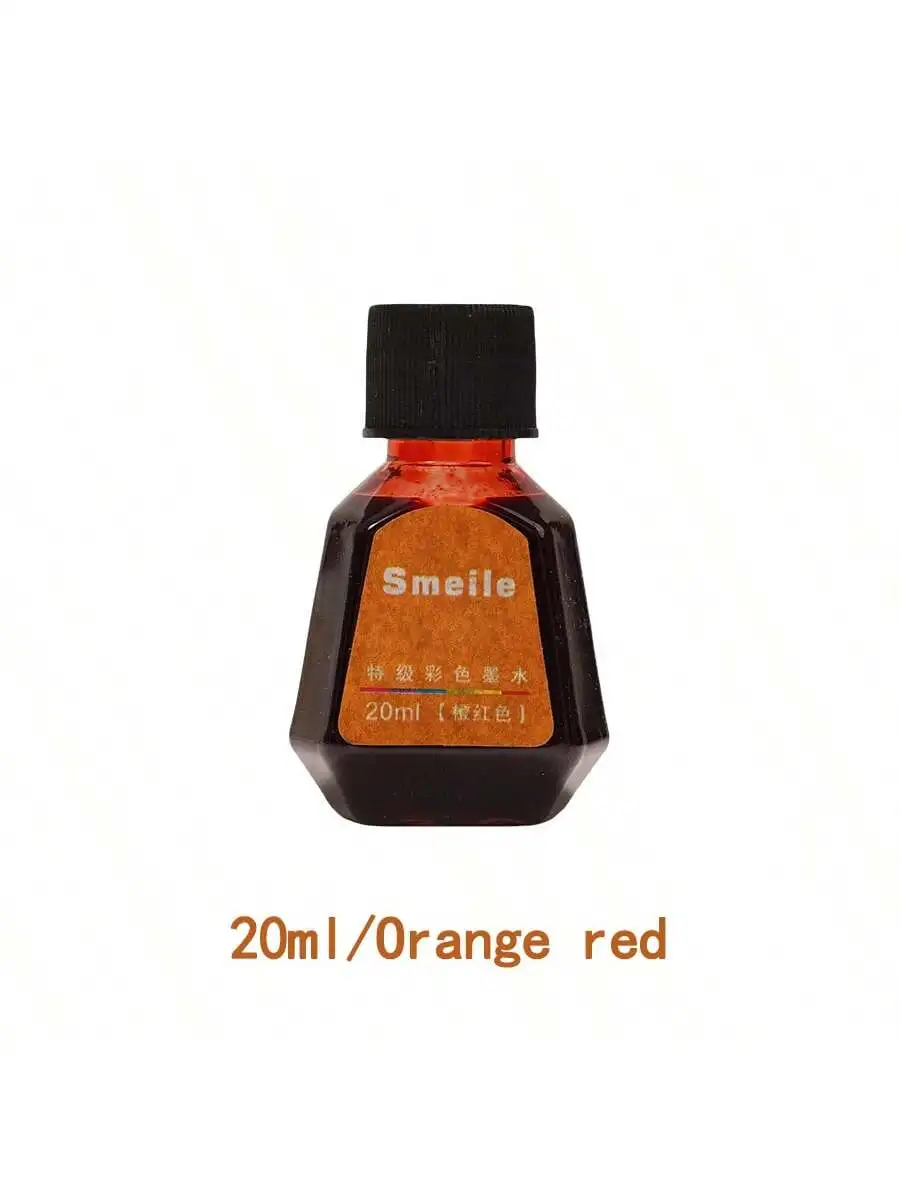 20 ml/bottiglia, 9 colori disponibili, bottiglia di plastica Inchiostro per penna Inchiostro liquido, Inchiostro per cancelleria per studenti Inchiostro per ufficio Inchiostro per firma aziendale