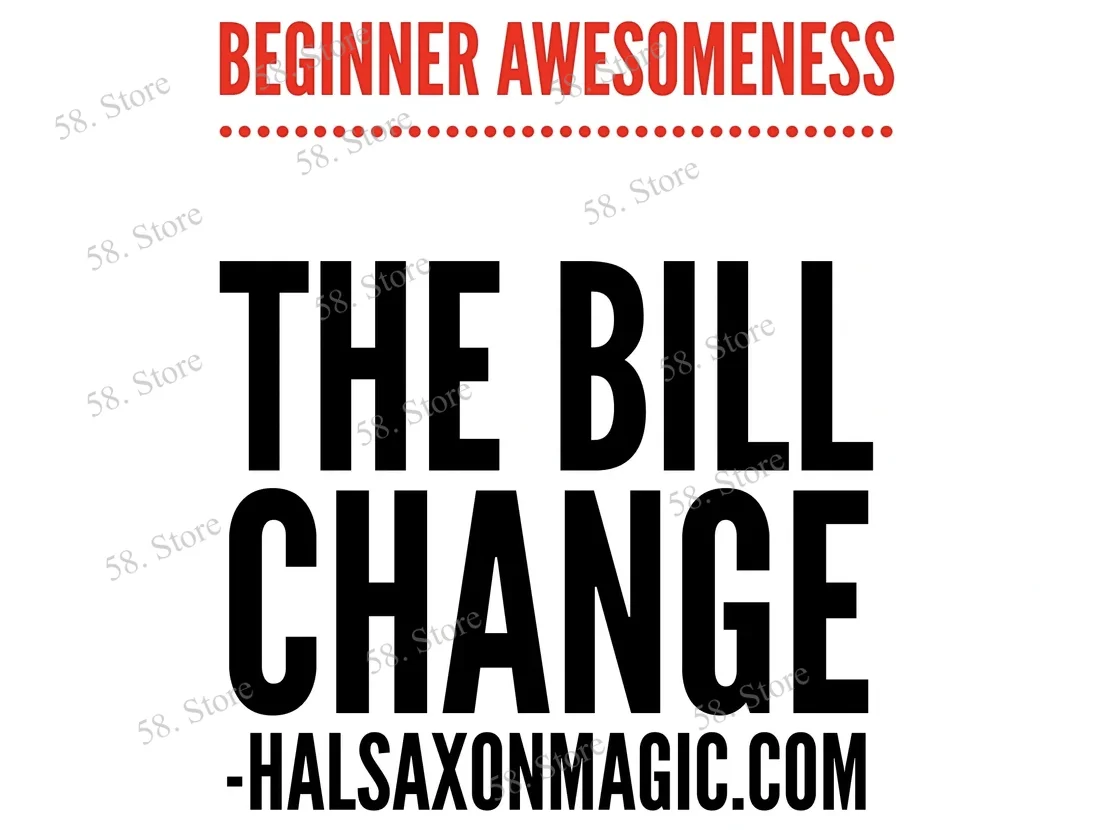 The Beginner Dollar Bill Change By Hal Saxon Magic tricks ( 58 Store Download )