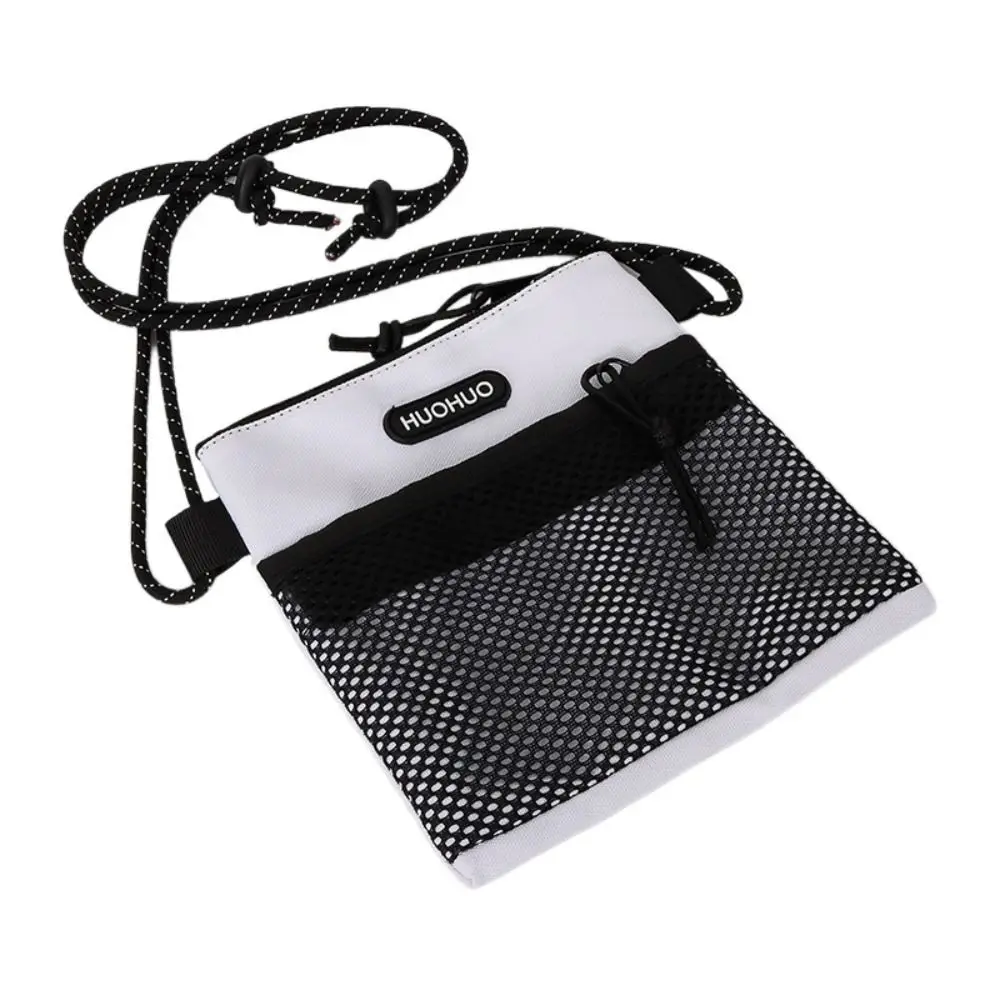 

Casual Letter Oxford Small Message Bag Large Capacity Ins Style Mesh Shoulder Bag Coin Purse Wallet Simple Phone Bag Female/Male