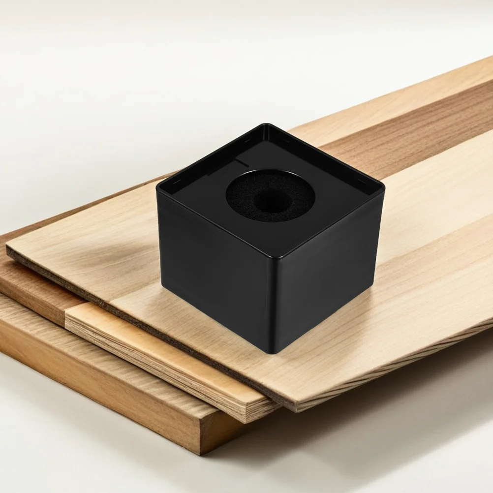 

3Pcs Microphone Flag Station Square Cube ABS Mic Logo Box Interview Ktv Mic Holder Accessories Microphone Flag