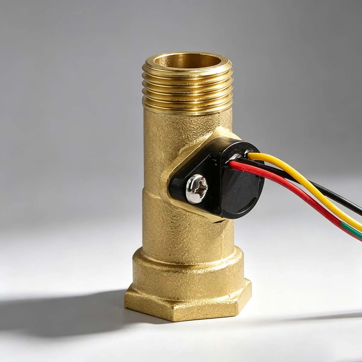 WFS-B21 Water Flow Sensor Brass Hall Flowmeter Pulse Output Replacement Spare Part for Wall Hung Gas Boiler Instant Water Heater