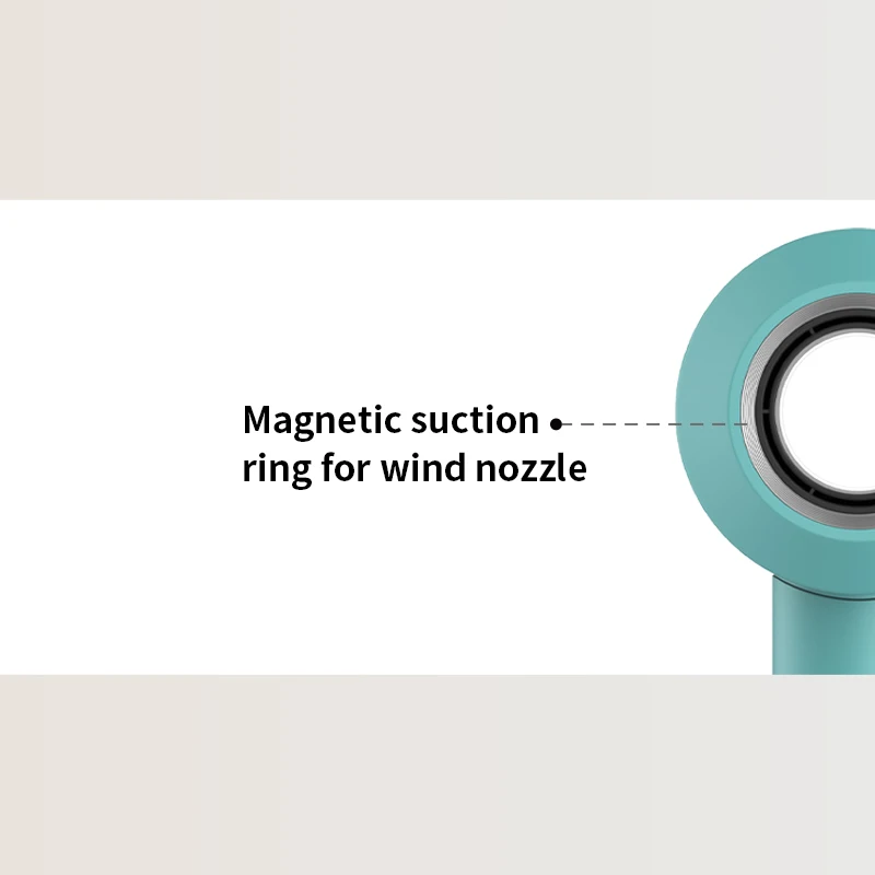 HD16 Leafless Hair Dryer Negative Ion High Power Fast Drying Constant Temperature Ultra-Quiet 5 Professional Nozzles Home Stylin gallery 2