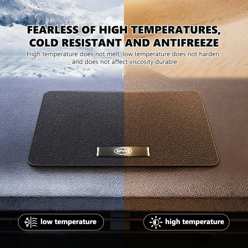 ONEY Anti-Slip Mat Phone Key Holder Non Slip Storage Pad for BYD Tang EV600 Han EV Yuan ATTO Song PLUS Pro MAX