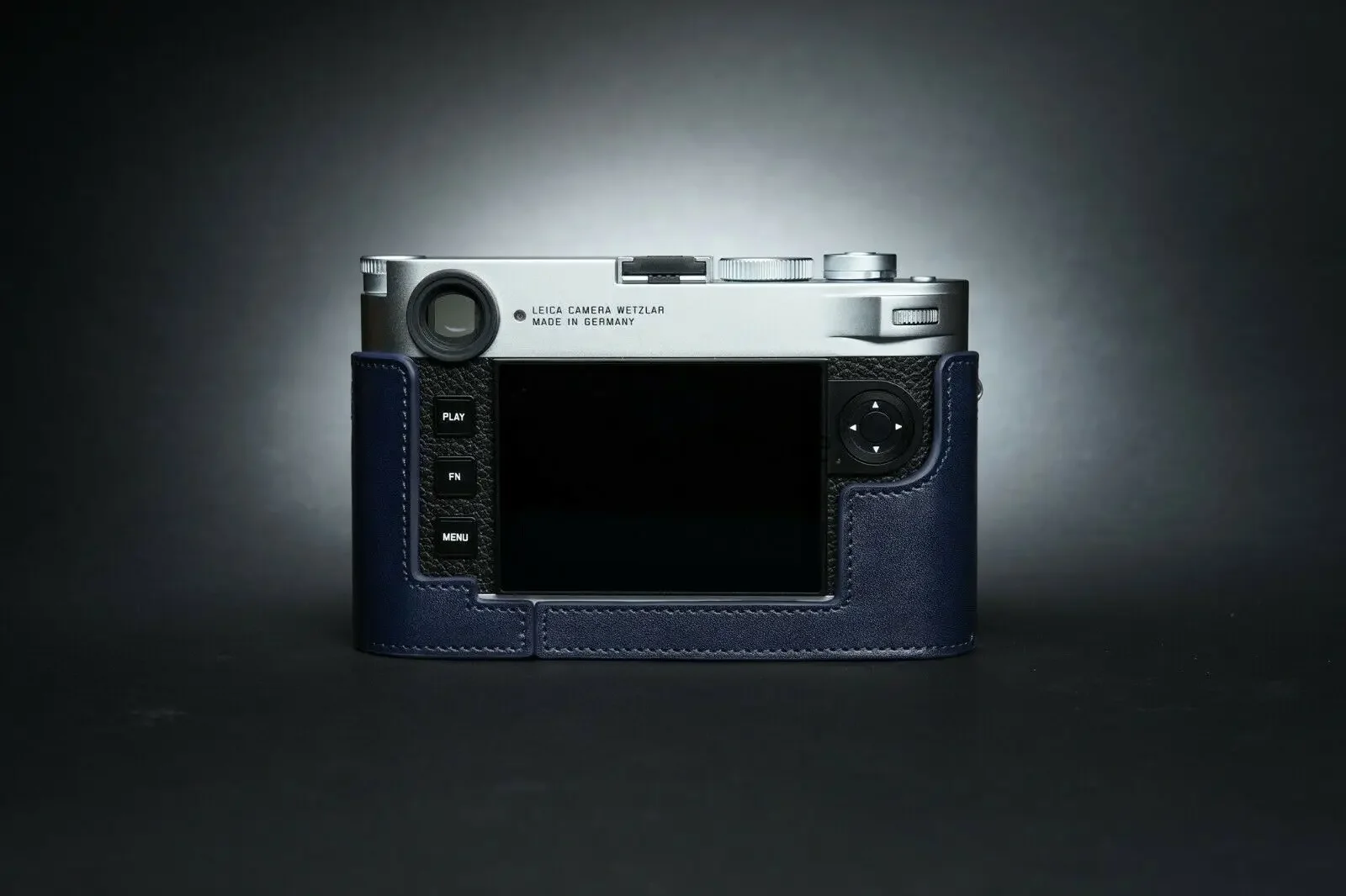 Echtes Leder Kameratasche handgemachte Halbkörpertasche für Leica M11 offene Batterie Design Schutzhülle Box Basis Haut Shell