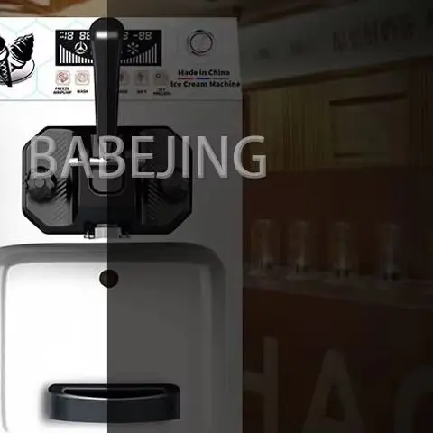 

BABEJING Large Capacity Desktop Ice Cream Machine Low-Noise Electric Popsicle Maker Smoothie Machine for Home Use