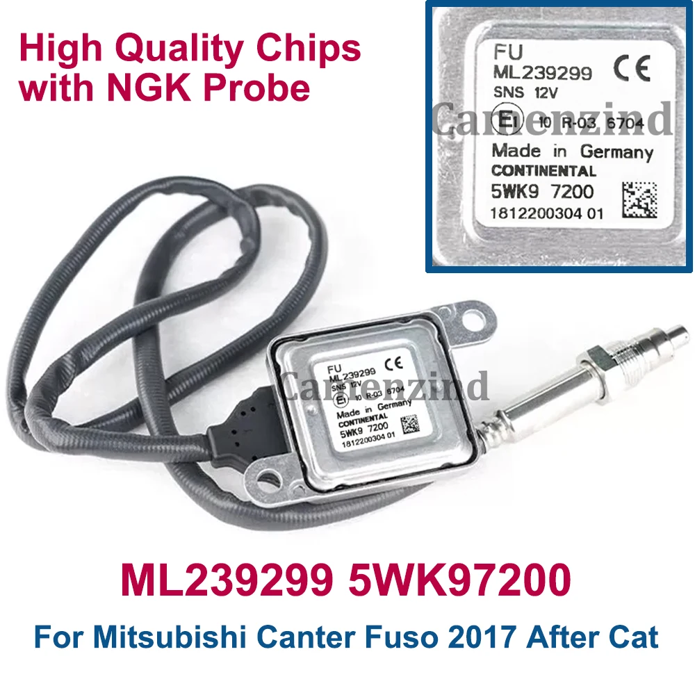 

New ML239299 ML 239299 5WK97200 12V Nitrogen Oxide Sensor Nox sensor 5WK9 7200 For Mitsubishi Canter Fuso 2017 After Cat ﻿