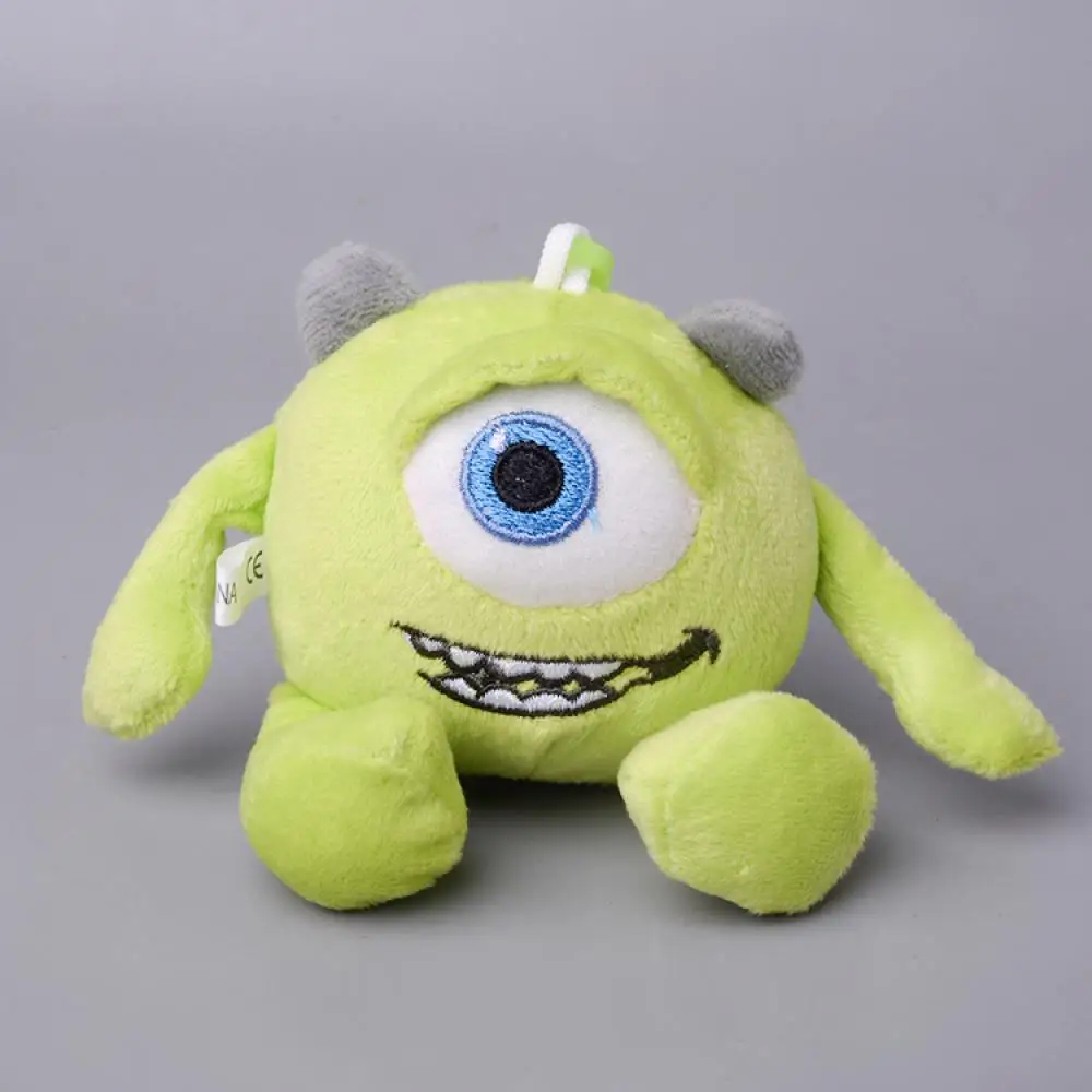 Monsters University Plush Keychain Toy James Sullivan Mike Wazowski Soft Stuffed Doll for Kids Kawaii Christmas Gifts