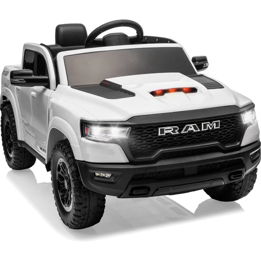 ركوب الأطفال المرخص 12 فولت على شاحنة، ركوب الأطفال الصغار على ألعاب مع جهاز تحكم عن بعد، مركبات كهربائية للأطفال مع مساحة تخزين سرير الشاحنة، Sm #1