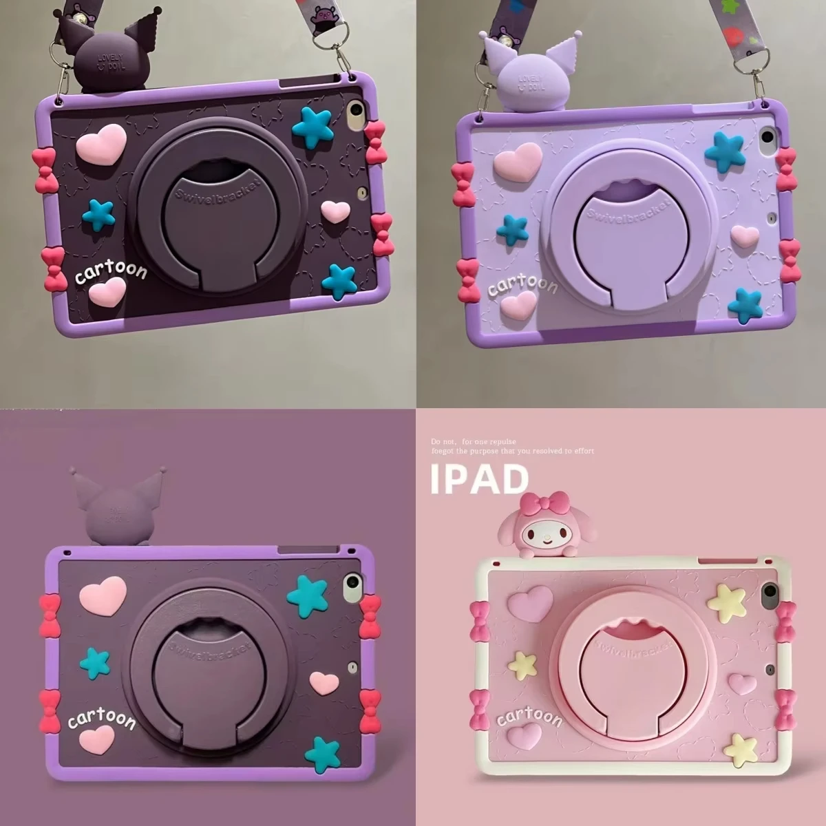 حافظة كمبيوتر لوحي للأطفال من كورومي غطاء سيليكون لجهاز Ipad 10.2 7Th 8Th 9Th 10Th Gen Air 2 3 4 5 10.9 Pro 11 12.9 بوصة 9.7 A16 2025