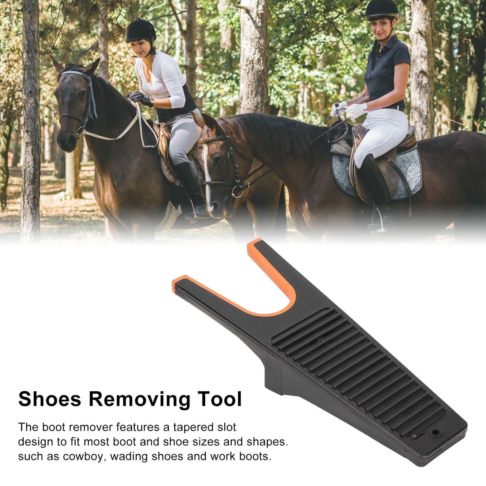 

E2 Boots Shoe Remover Rubber Grip Waterproof Universal Boots Puller for Shoes Cowboy Work Boots Shoe Remover For Horse Cabin