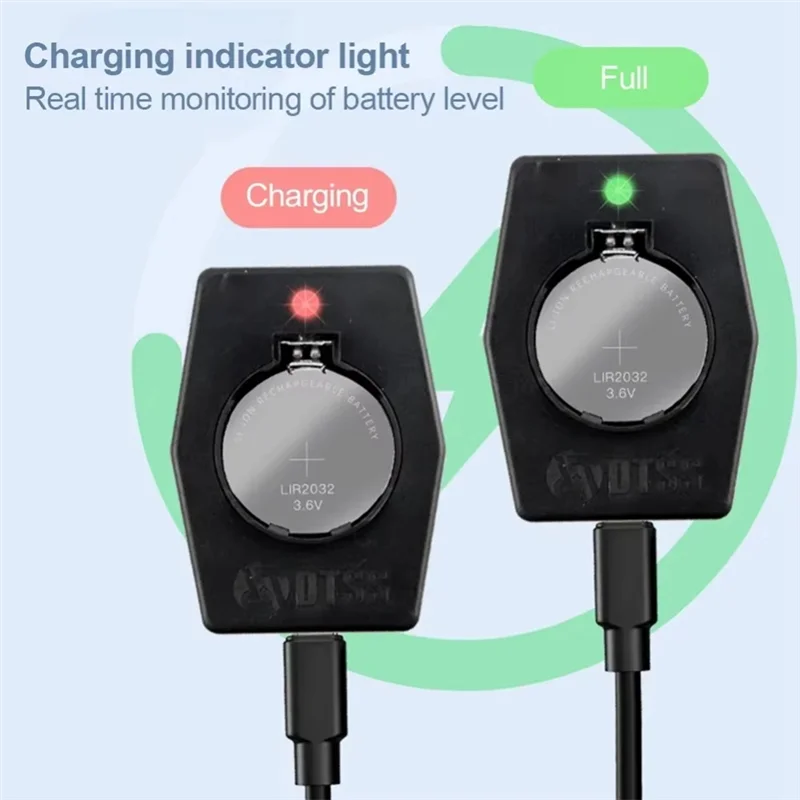 Mini chargeur de batterie bouton Portable LIR2032 LIR2025 LIR 2016 type-c charge 3.6V chargeur de Batteries li-cellule