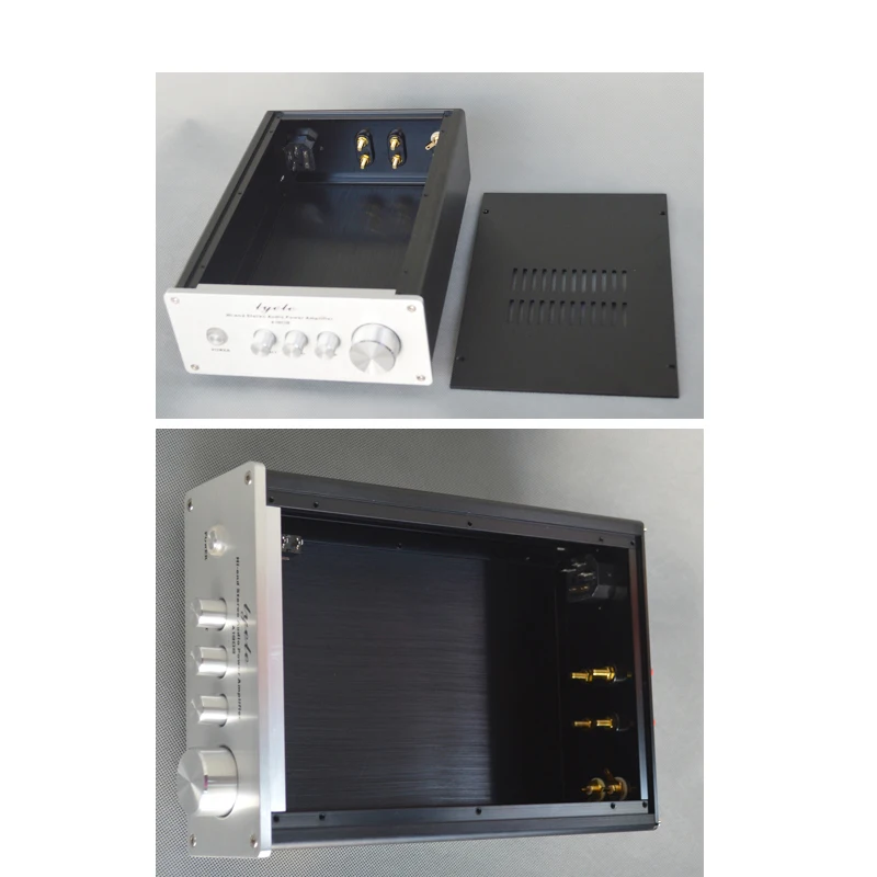 

190*310*80MM Amplifier Case with Knob X1908 All-aluminum Amplificador Chassis Box Diy Enclosure Front-end Shell