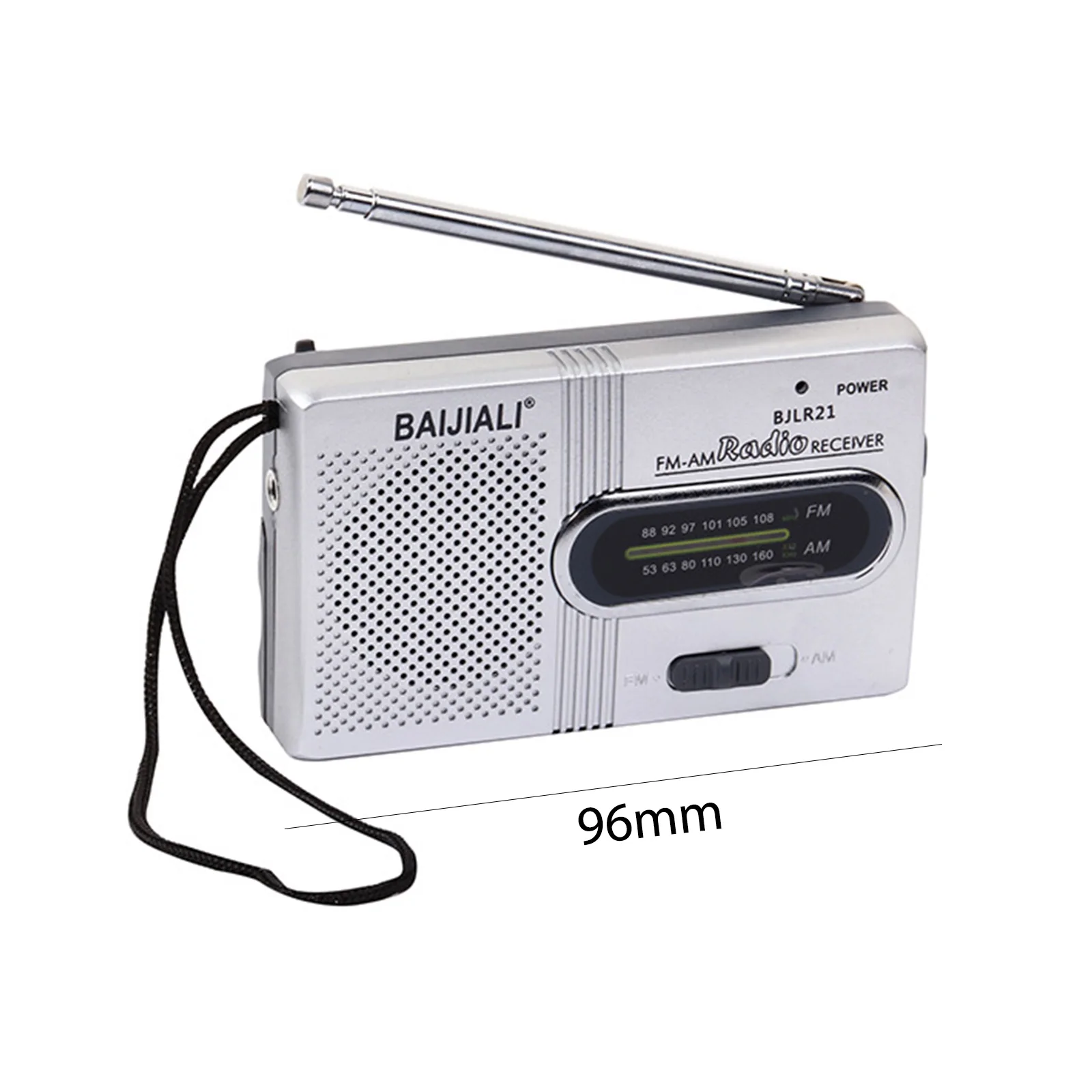KK-218 AM FM Radio Telescopic Antenna Radio Receiver AA Battery Operated Portable Radio Best Reception For Elder Home Outdoor