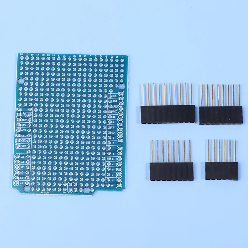 Prototype PCB Expansion Boards Shield FR-4 Fiber PCB Breadboards Pitch With Pins