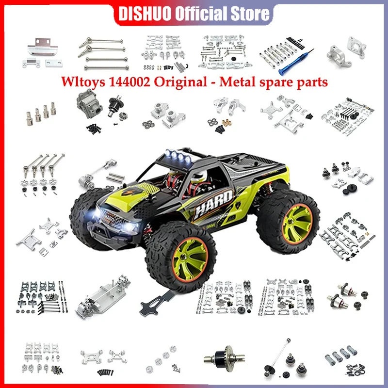 

WLtoys 124007 124017 124019 144001 144002 RIaarIo XDKJ-001 006 AM-X12 RC Car Parts Metal Upgrade and Modification Accessories