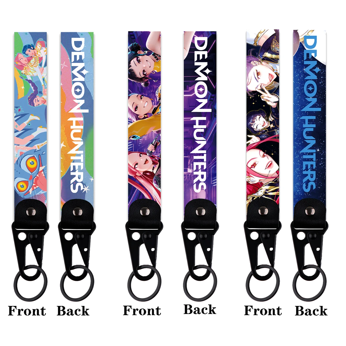 

Monster and Girls Key Tags Car Keychain Manga Keyring Jewelry Men Women Lanyard Motorcycle Accessories Fashion Gifts For Friends
