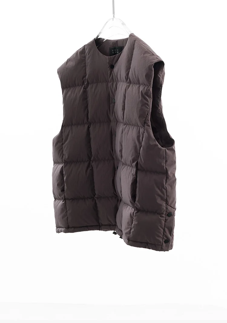 Winter Essentials~ down Vest, Women's Block-Patterned Warm Vest, Versatile Sleeveless Top, 2026 New Model