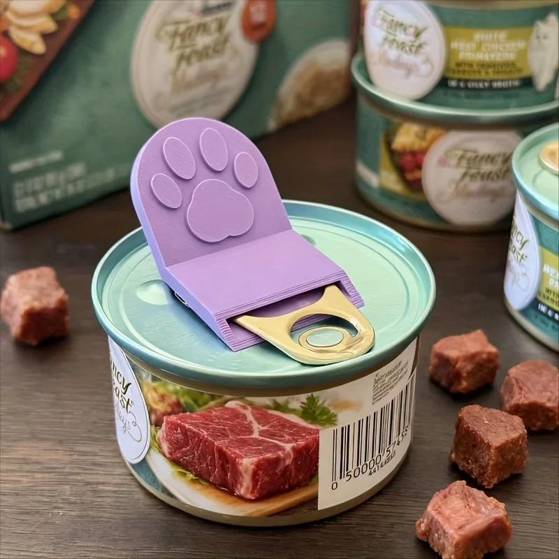 1Pcs Pet Canned Food Opener Cat Dog Canned Opening Puppy Feeding Mixing Pet Wet Food Corkscrew Dog Accessories
