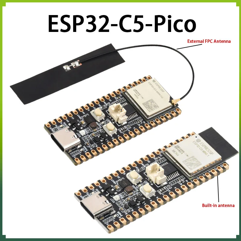 placa-de-desenvolvimento-esp32-c5-pico-esp32-c5-com-wi-fi-6-de-banda-dupla-modulo-esp32-c5-mini-1-integrado-4-mb-de-memoria-flash-e-antena-para-esp-idf-arduino