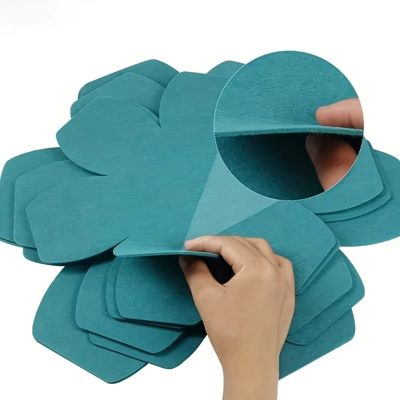 12Pcs Felt Pot Pan Protectors Anti Scratch Non-Stick Divider Pads Pan Bottom Heat Insulation Protect Kitchen Cookware Tools