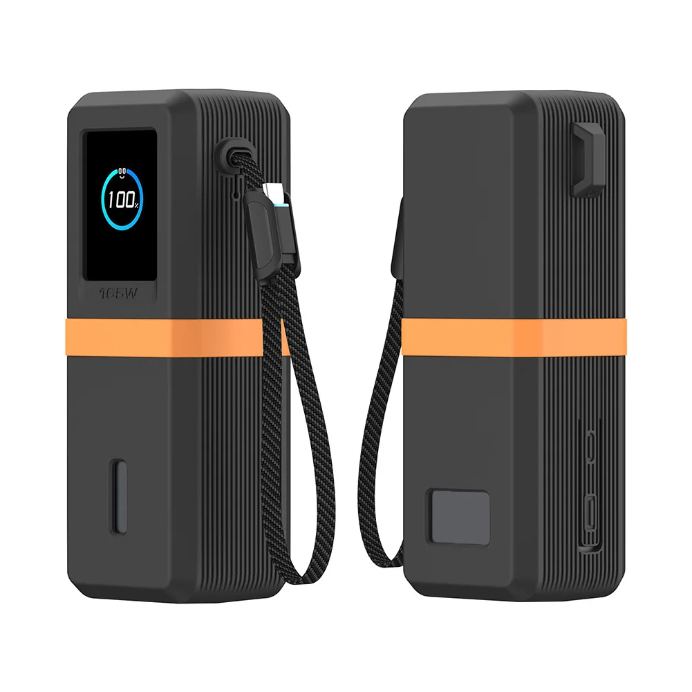 

Protective Silicone Sleeve for Anker A1695 165W Power Bank - Designed for 18 12 4 CM Dimensions and All-Port Accessibility