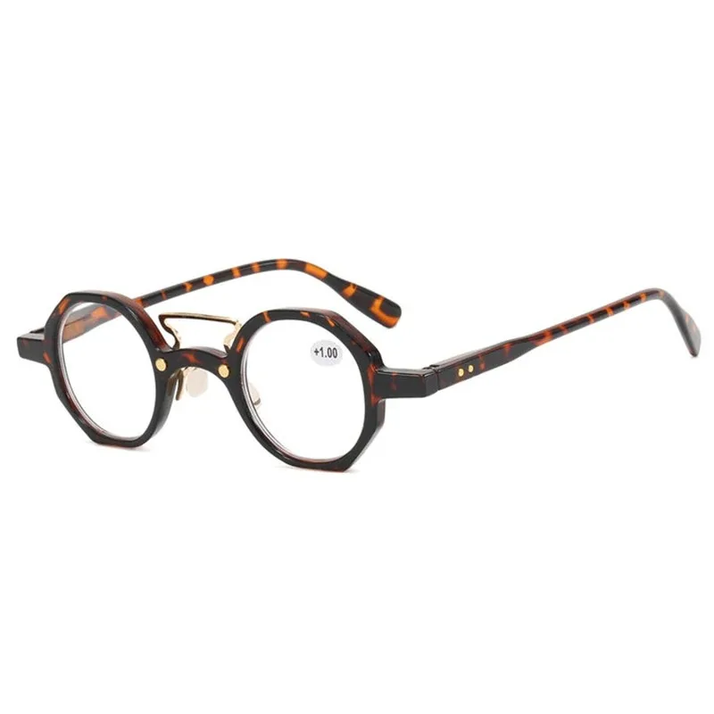 Blaulichtblockierende Lesebrille für Mann und Frau, Retro-Presbyopie-Brille mit rundem Rahmen zum Lesen, 1,0 1,5 2,0 2,5 3,0 3,5 – Detail 7