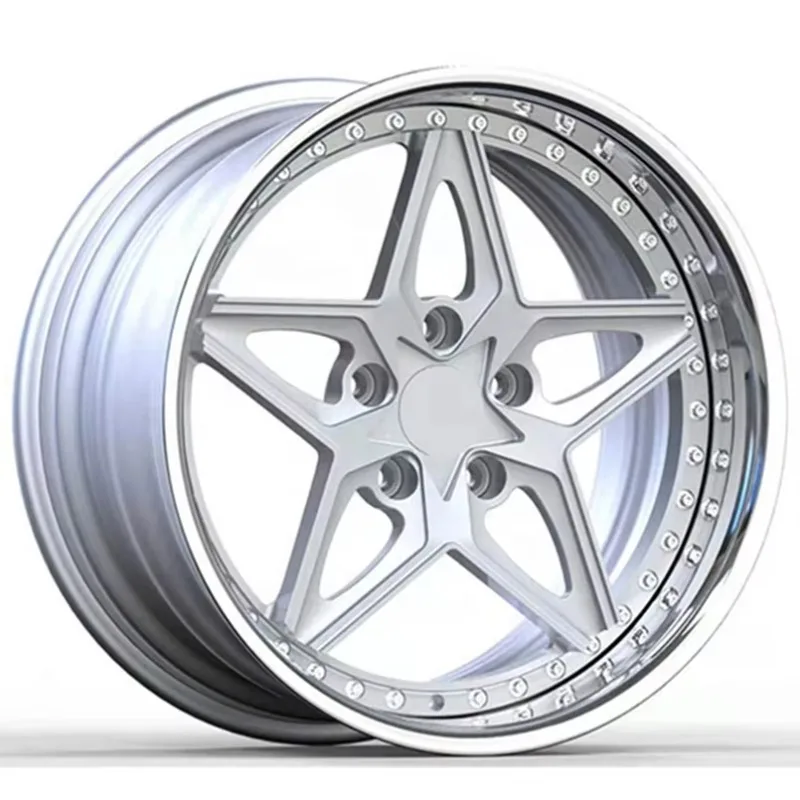 

The Factory Sells 2 Piece Custom Alloy Car Wheels 5-hole Forged Car Wheels