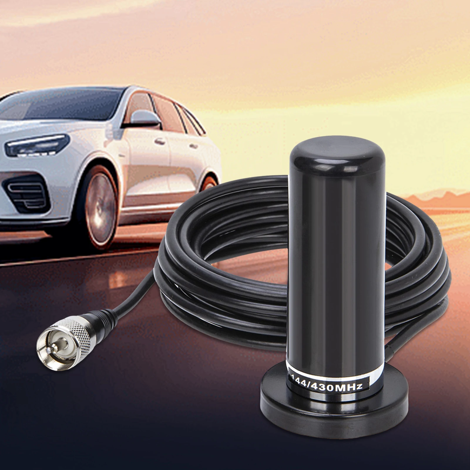 Car Radio Dual Band VHF UHF Antenna 144/430mhz Vehicle Ham Mobile Two Way Radio Antenna for Vehicle Ham Radio Amateur Radio