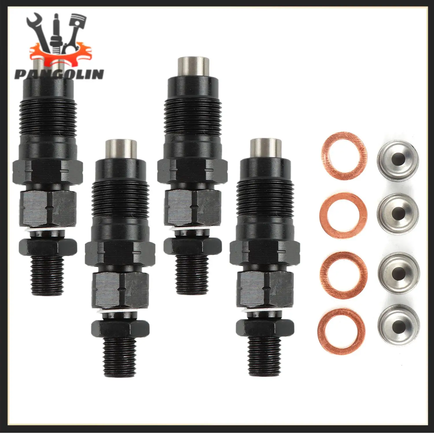 

4Pcs New Diesel Fuel Injectors 093400-7040 DN0PD704 Common Rail Injector Assembly For Toyota Hilux Surf Prado 1KZ-TE 3.0L