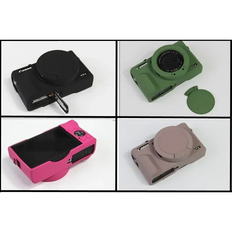 

G7X3 Silicone Armor Skin Case Camera Bag Body Cover Protective For Canon Powershot G7X Mark III G7XIII