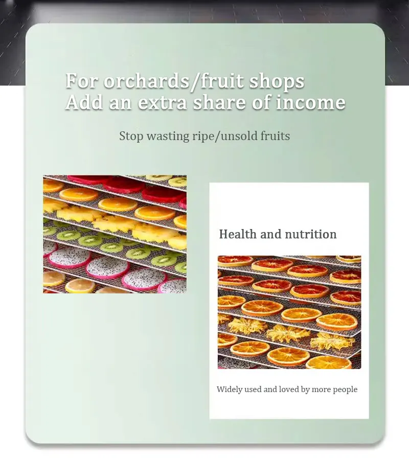 

60 Layers Food Dehydrator Fruit And Vegetable Meat Dryer Ginger Dehydrator Machine