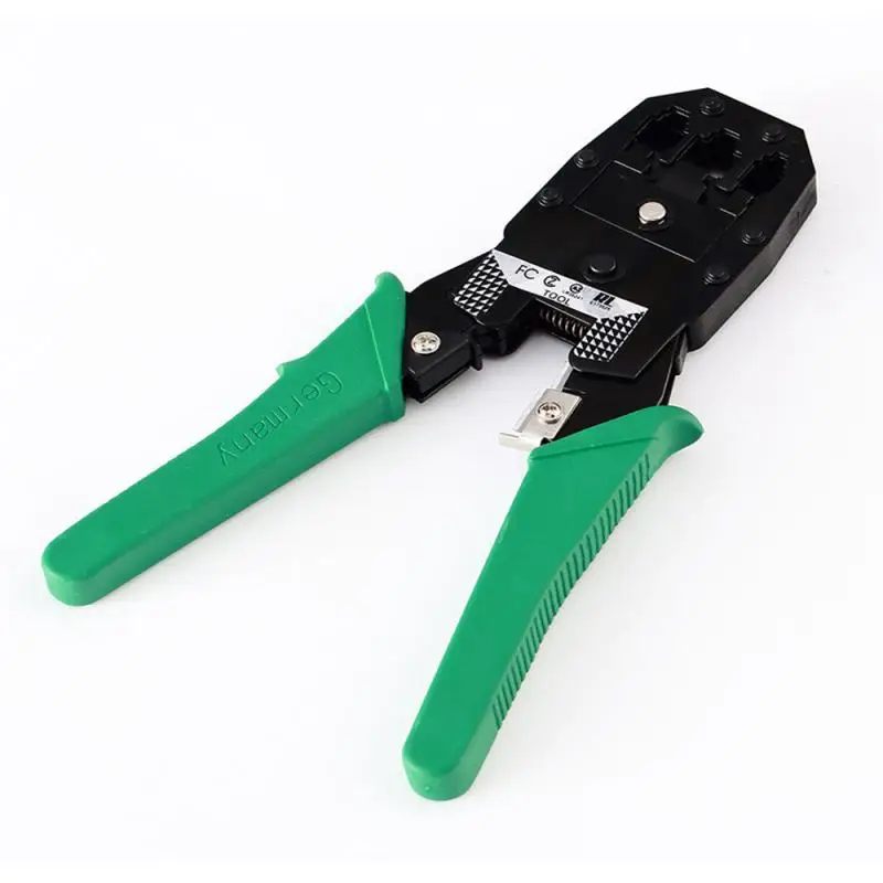 Network cable clamp pliers stripping Crimping pliers+Professional Network Cable Tester RJ45 RJ11 RJ12 CAT5 UTP LAN Cable Tester