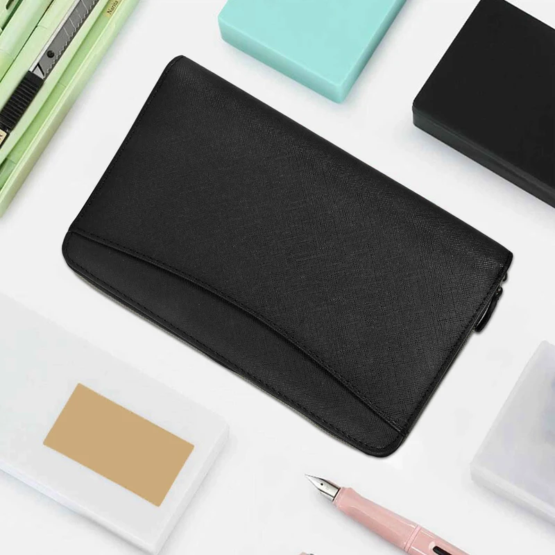 AU67-All-In-One Cash Envelopes Wallet System With 12 Budget Envelopes And 12 Budget Sheets For Financial Planner