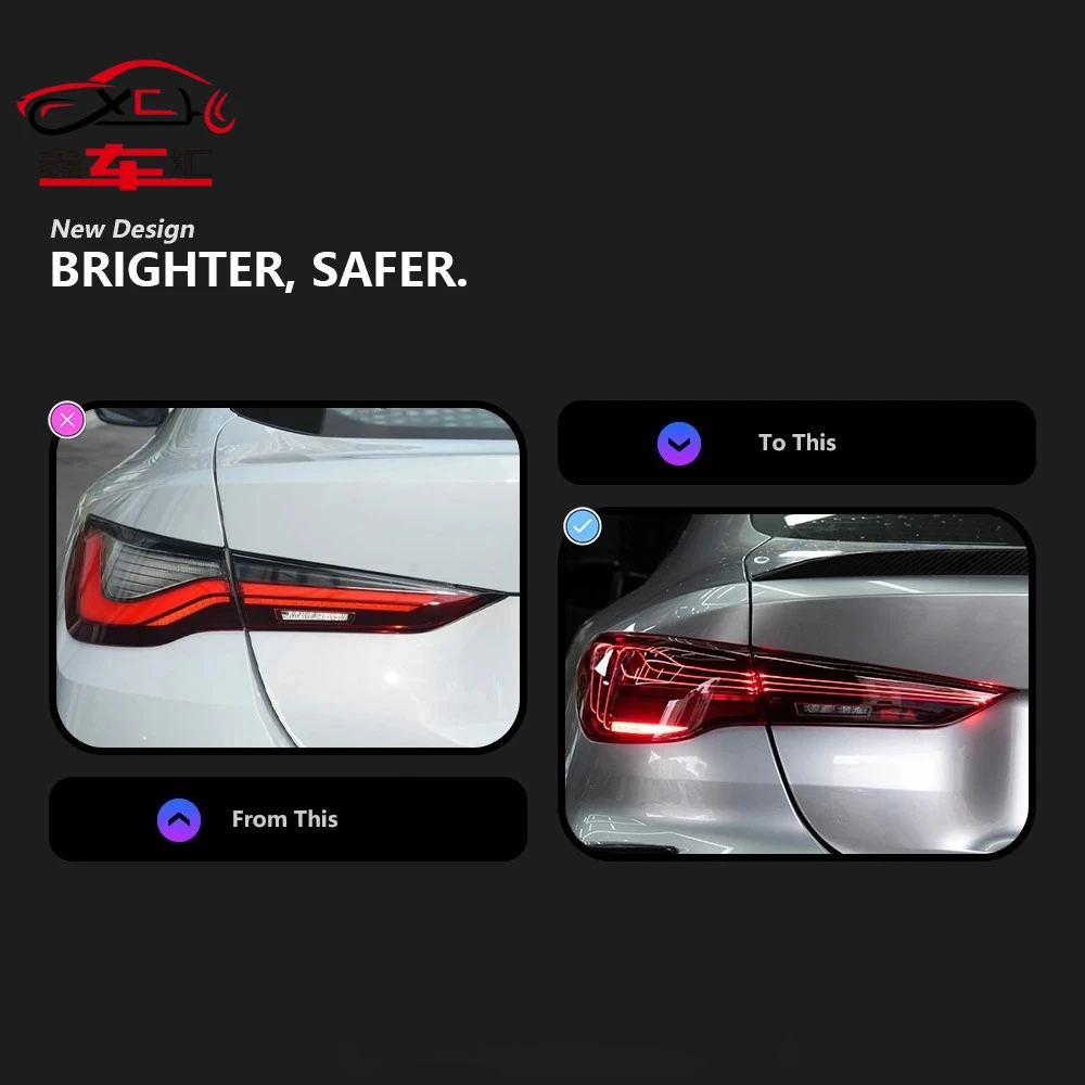 

Auto Parts For BMW G22 Taillight 2020-2023 G82 M4 GTS 425i 430i Steering signal Brake reversing light Car Accesorios Modified