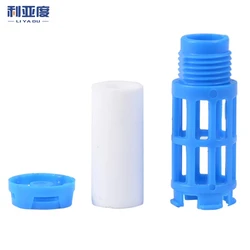 Pneumatic plastic exhaust muffler air Silencer 1/8 1/4 3/8 1/2 male thread Sound absorbing filter Slip lock for spray pumps